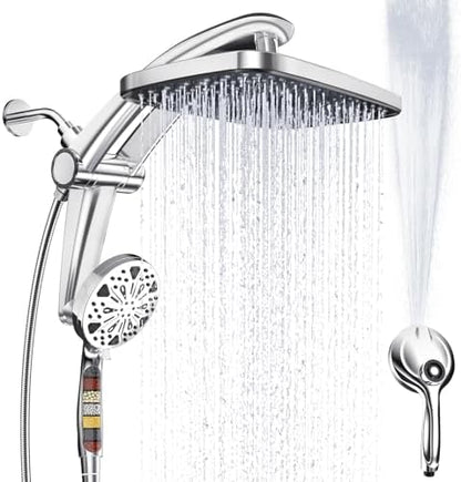 12-Inch High Pressure Rain Shower Head with Handheld Spray Combo, Magnetic