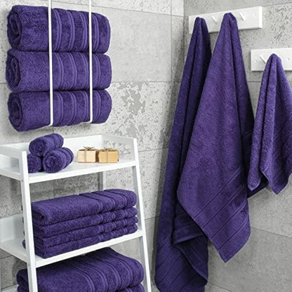 American Soft Linen 100% Cotton Luxury Turkish Towels, 4 PC Bath Towel Set