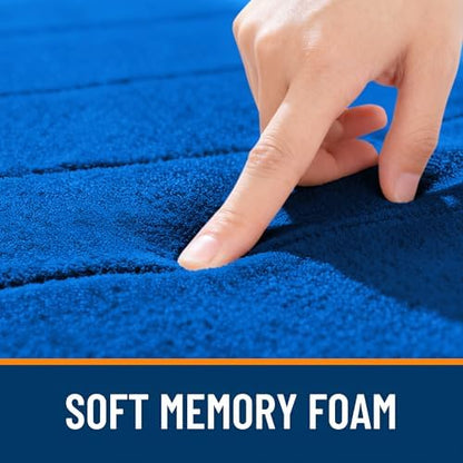 OLANLY Memory Foam Long Bathroom Rugs Runner 44x20, Super Soft Absorbent