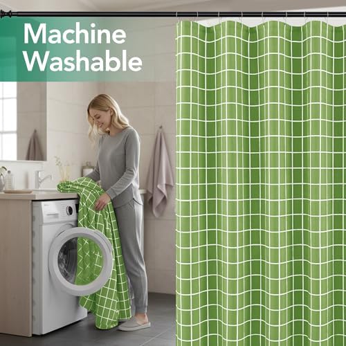 Fabric Shower Curtains for Bathroom-Cloth Modern Farmhouse Shower Curtain