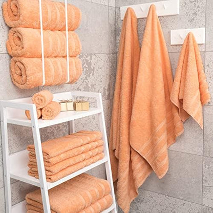American Soft Linen 100% Cotton Luxury Turkish Towels, 4 PC Bath Towel Set