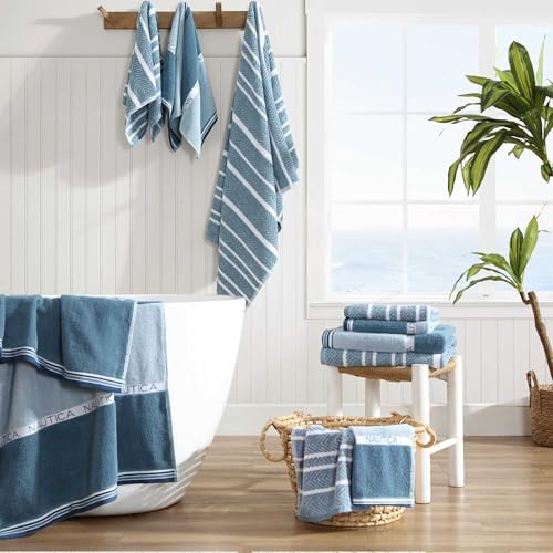 Nautica - Towel, Medium Weight Absorbent, for Everyday Home Use