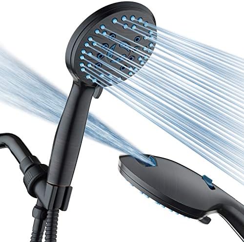 AquaCare 8-mode High Pressure Handheld Shower Head with 2-mode Power Wash