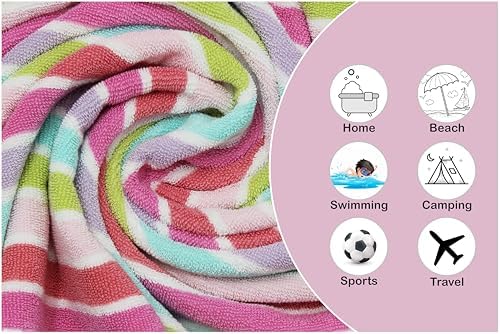 ORIGINAL KIDS Wash Cloth - 100% Cotton Set of 12 Washcloths - Pink Multi
