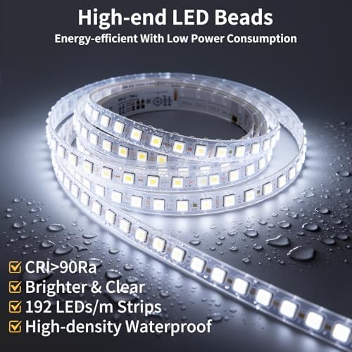 60"x40" LED Bathroom Mirror with Lights, Backlit+Frontlit, Anti-Fog