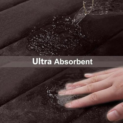 Buganda Memory Foam Bath Mat 31.5 x 20, Ultra Soft Absorbent Bathroom Rugs