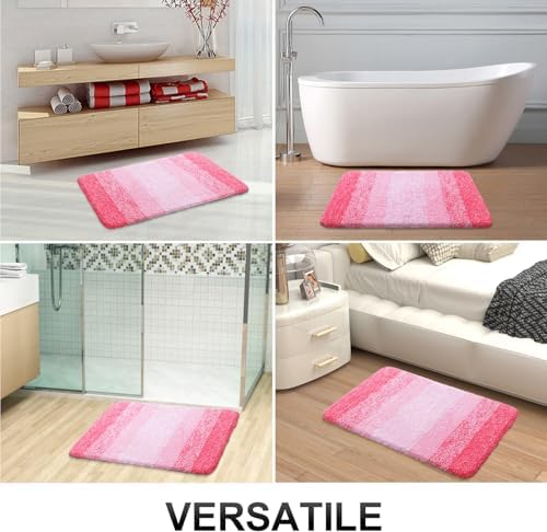 OLANLY Large Bathroom Rugs 44x32, Extra Soft Absorbent Microfiber Bath Rugs