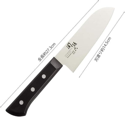 Kai KAI AB5421 Small Santoku Knife Seki Magoroku Wakatake 5.7 inches (145 mm), Made in Japan