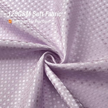 Gibelle Long Lavender Fabric Shower Curtain, 72 x 78