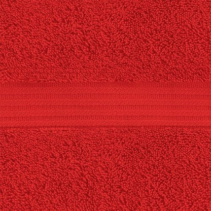American Veteran Towel, 100% Cotton Turkish Washcloths for Bathroom Essentials 4 Pack, Soft Absorbent Wash Cloths Quick Drying Small Towels Washrags, Red