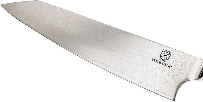 Mercer Culinary Premium Grade Super Steel, 8-Inch Chef's Knife, Ebony Wood Handle