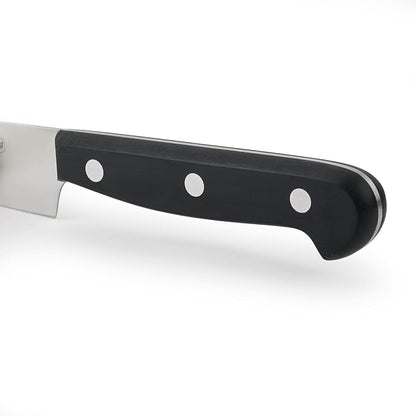 Arcos Chef Knife 5 Inch Stainless Steel. Cooking Knife to Cut and Peel Fruits and Vegetables. Ergonomic Polyoxymethylene Handle and 140mm Blade. Series Universal. Color Black