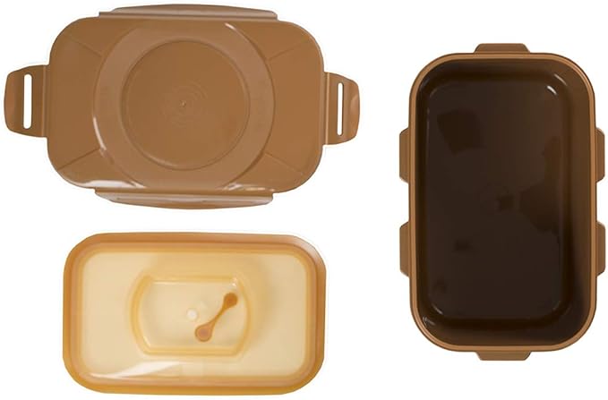 Crazy Korean Cooking Premium Kimchi, Sauerkraut Fermentation and Storage Container with Inner Vacuum Lid (0.9 Gal Sandy Brown (3.4L))