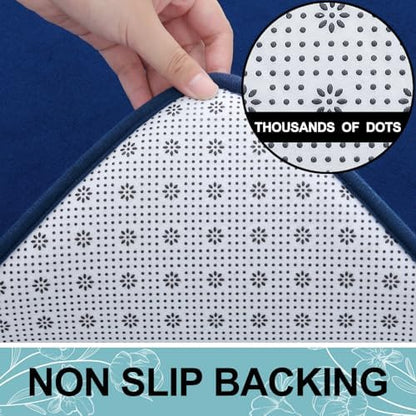 Smiry Memory Foam Bath Mat 47x24, Extra Soft and Absorbent Bathroom Rugs