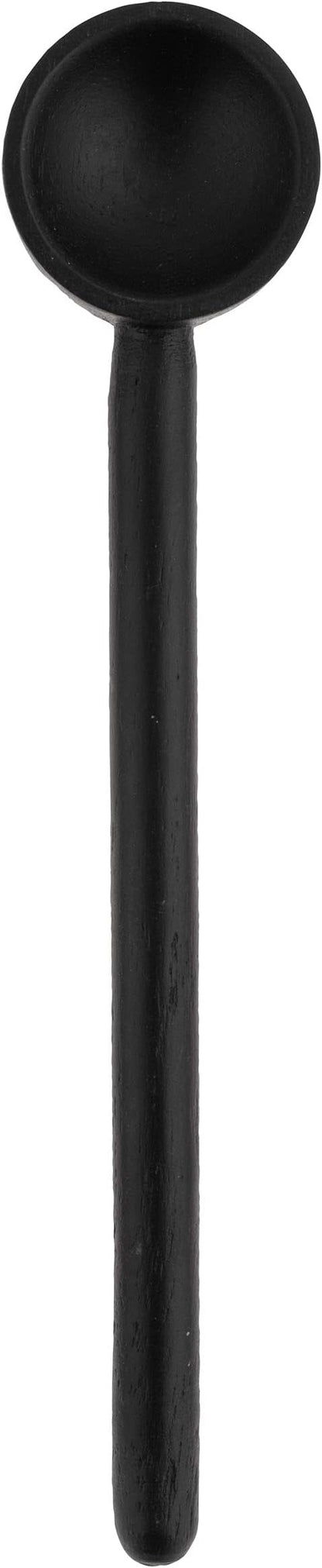 Karma Gifts Tasting Spoons Set - Black Wood Spoons for Cooking - Wood - Set of 4 - Small