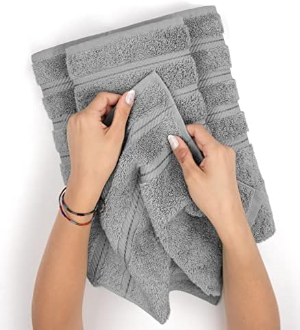 American Soft Linen 100% Cotton Luxury Turkish Towels, 6 Piece Towel Set