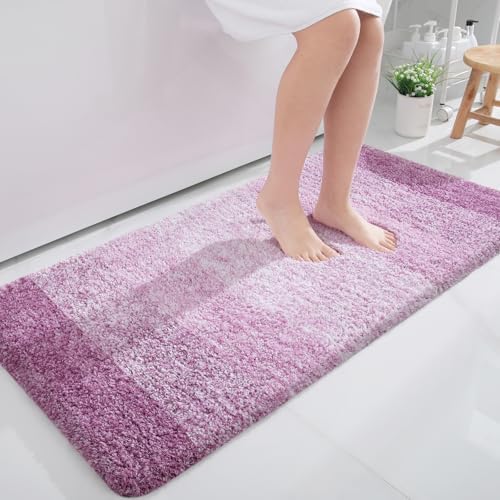 OLANLY Large Bathroom Rugs 50x30, Extra Soft Absorbent Microfiber Bath Rugs