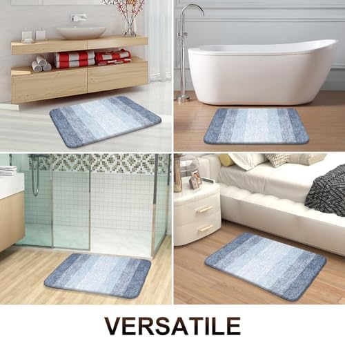 OLANLY Bathroom Runner Rug 44x24, Extra Soft Absorbent Microfiber Bath Rugs