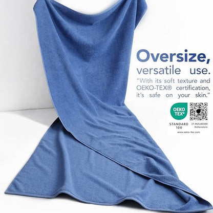American Soft Linen 100% Cotton Luxury Turkish Towels, 40x80 XL Bath Sheet
