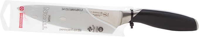 Mundial Titan 3410-6 6" Chef's Knife, Black