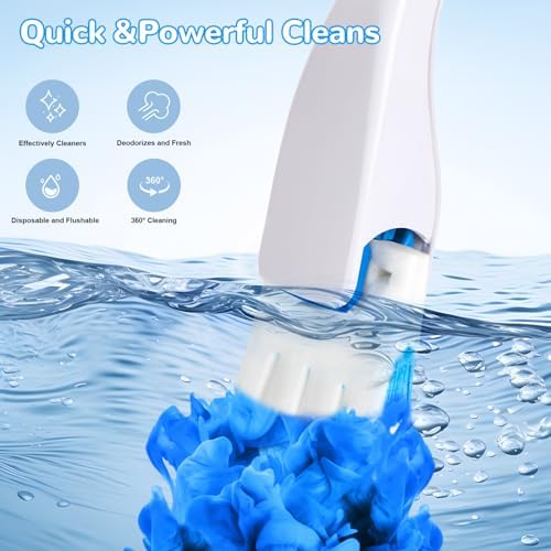 48 Count Flushable Toilet Bowl Cleaner Refills, Toilet Cleaner Refill Pads