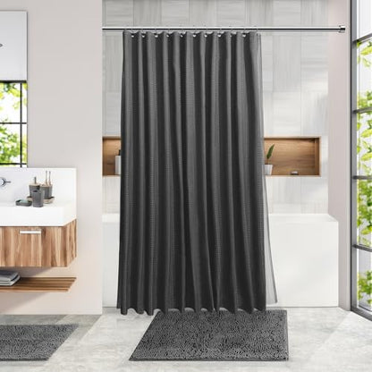 Clara Clark Bathroom Set, Shower Curtain Set, Bathroom Accessory Set