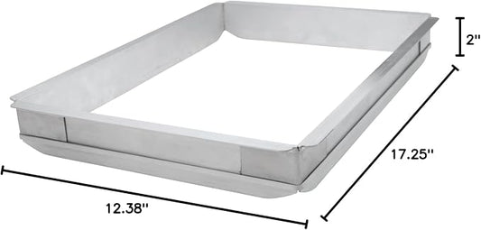 Winco Aluminum Sheet Pan Extender, Half