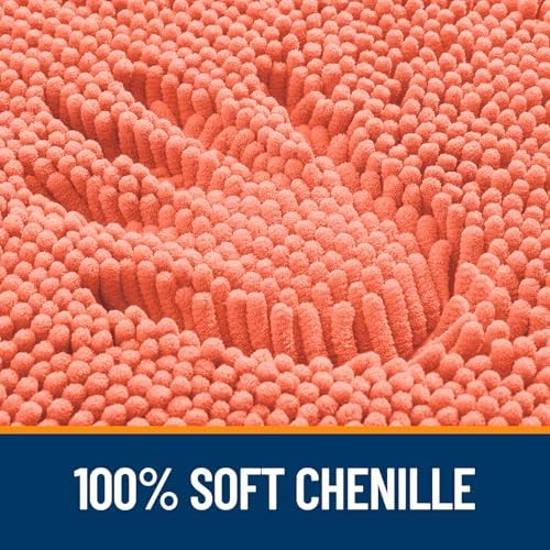 OLANLY Large Bathroom Rugs 40x32, Extra Soft Absorbent Chenille Bath Rugs
