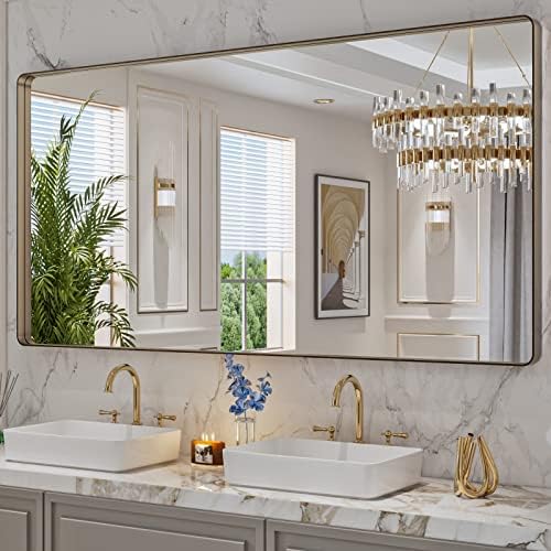LOAAO 72"X36" Bronze Bathroom Mirrors