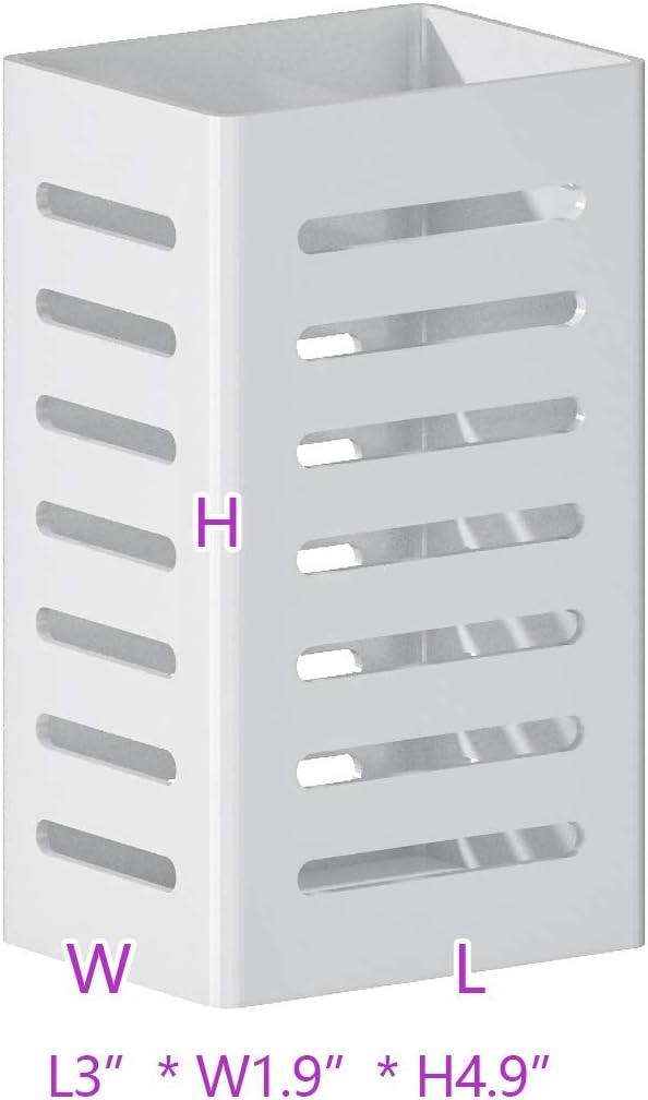 PUSDON Over Sink Dish Drying Rack Parts - Cutlery Silverware Utensil Holder (White)