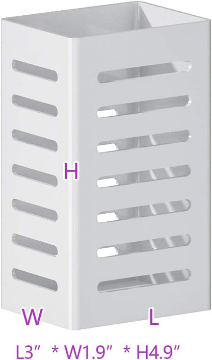 PUSDON Over Sink Dish Drying Rack Parts - Cutlery Silverware Utensil Holder (White)