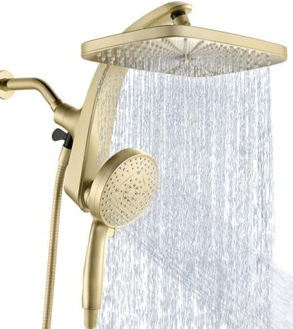 Rain Shower Head with Handheld Showerhead, Glod 1.75GPM 460311