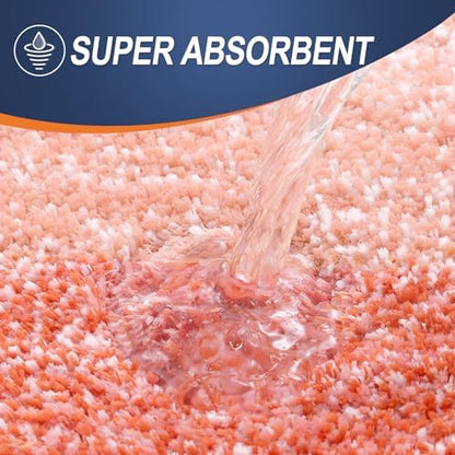 OLANLY Bathroom Runner Rug 59x20, Extra Soft Absorbent Microfiber Bath Rugs