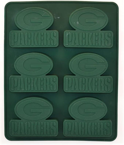 Masterpieces Game Day - FanPans NFL Green Bay Packers Silicone Muffin Pan - Dishwasher Safe