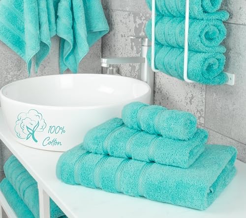 American Soft Linen 100% Cotton Luxury Turkish Towels, 3 Piece Towel Set