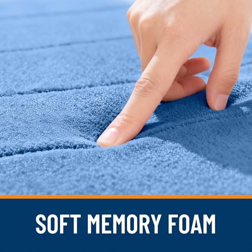 OLANLY Memory Foam Long Bathroom Rugs Runner 59x24, Super Soft Absorbent