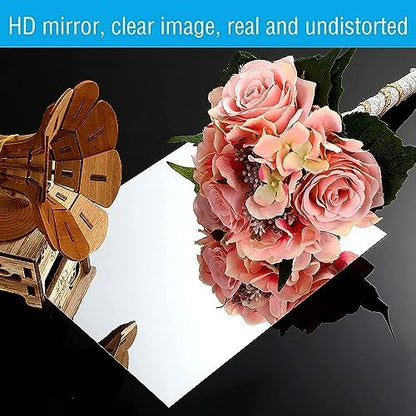 16" x 12" x 1Pcs Acrylic Mirror Sheet, Decorative Wall Mirror
