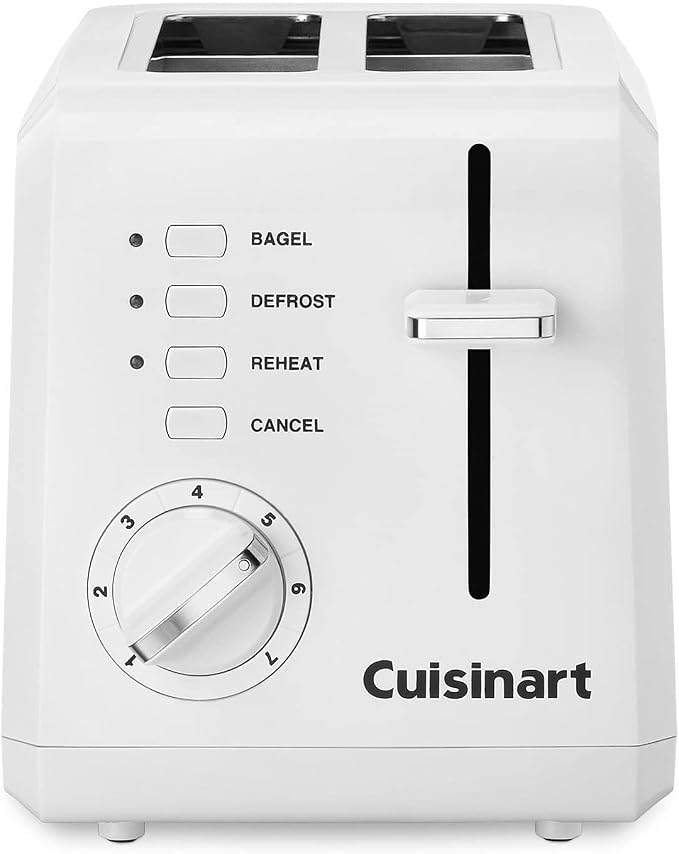 Cuisinart CPT-120 Compact Cool-Touch 2-Slice Toaster, White