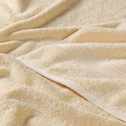 Superior Egyptian Cotton 6-Piece Towel Set, Bathroom Essentials, Towels For Bathroom, Apartment, Airbnb, Guest Bath, Face, Hand, Bath Towels, Washcloths, Absorbent, Fast Drying, Canary