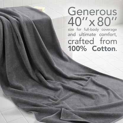 American Soft Linen 100% Cotton Luxury Turkish Towels, 40x80 XL Bath Sheet