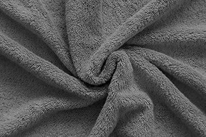 American Veteran Towel, Hand Towels for Bathroom Set of 4, 100% Cotton Turkish Hand Towel Sets, Soft Hand Face Towels, Dark Gray Hand Towels