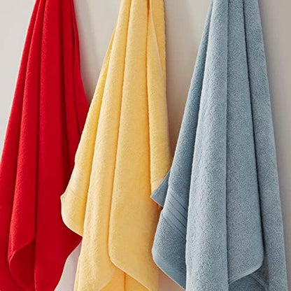 COZYART Luxury Hand Towels 4 PCS, Light Blue 100% Turkish Cotton 650 GSM