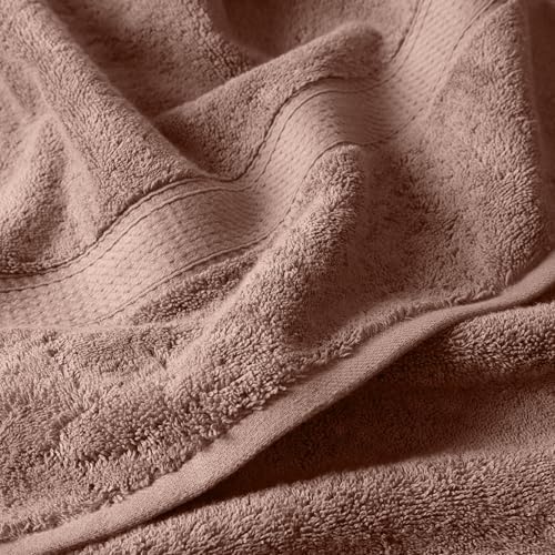 Superior Egyptian Cotton Ultra Plush & Absorbent, 6 Piece Set, Muted Mauve
