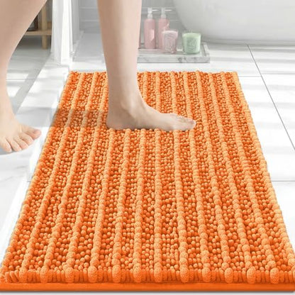 Arotive Bathroom Rugs Mat 30x17, Soft Absorbent Chenille Shaggy Bath Mat