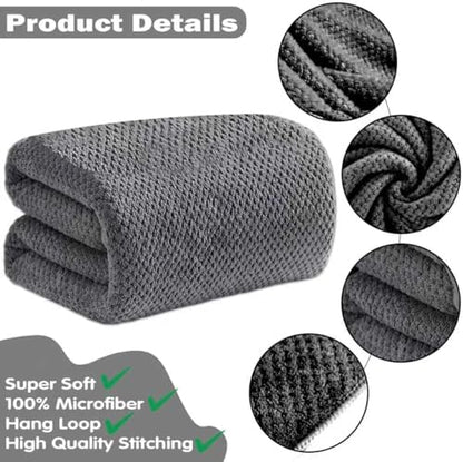 Microfiber Bath Towel 35x70 Inches - Ultra Soft Quick Dry, Lightweight for Gym, Spa, Travel | Hotel Grade & Multi-Use| Single Pack