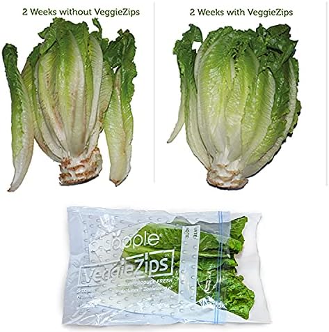 Bluapple Humidity Control Pack Produce Saver Bags And Refrigerator Mat Liners Keep Produce Fresher Longer (Gray)
