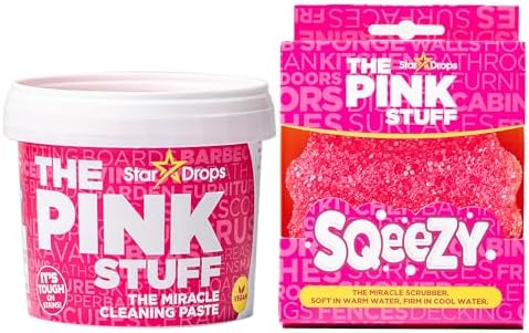 Stardrops The Pink Stuff Miracle Cleaning Paste & Sqeezy Scrubber Kit