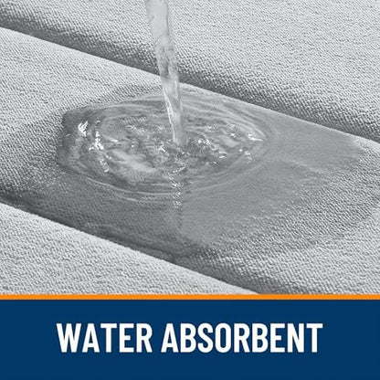 OLANLY Memory Foam Bath Mat 24x16, Super Soft and Absorbent Bathroom Rugs