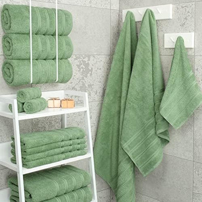 American Soft Linen 100% Cotton Luxury Turkish Towels, 4 PC Bath Towel Set