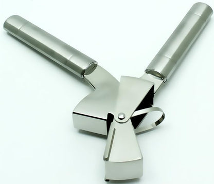 Premium Garlic Press with Hanging Hook & Cleaning Brush - Commercial Grade Stainless Steel (GP0001)